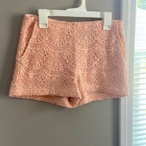 very adorable, cut design shorts from forever 21, size xtra small